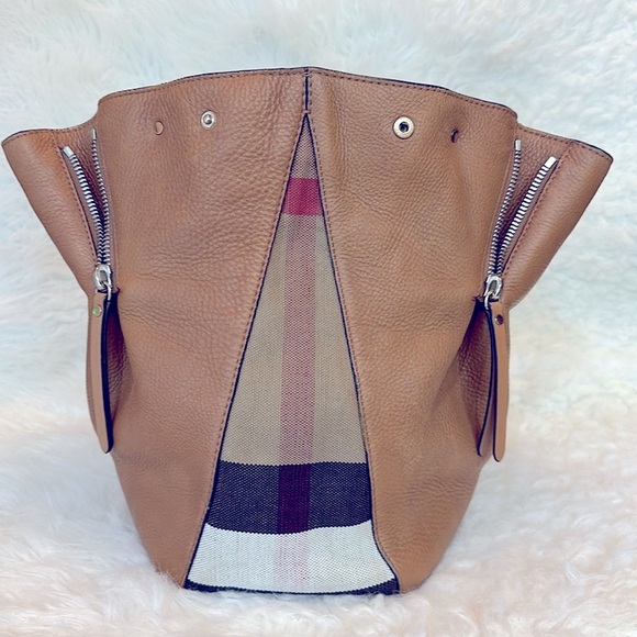 BURBERRY MAIDSTONE leather and nova check shoulder bag - Picture 7 of 15